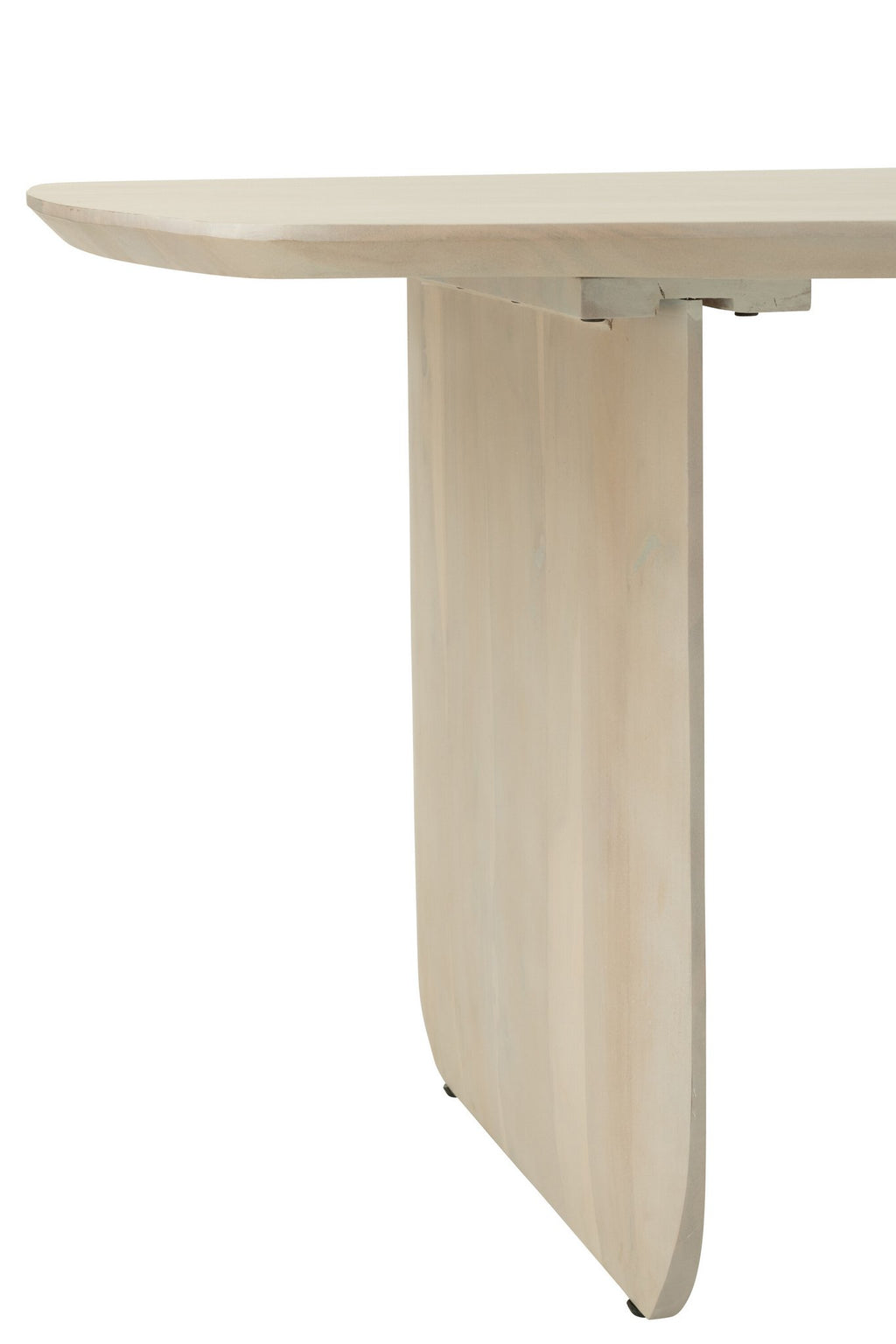 J-Line eettafel - acaciahout - wit