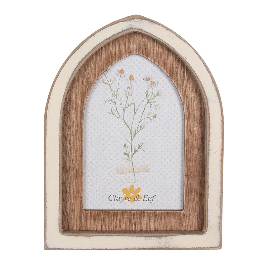 Fotolijst 10x15 cm Bruin Beige MDF Fotokader