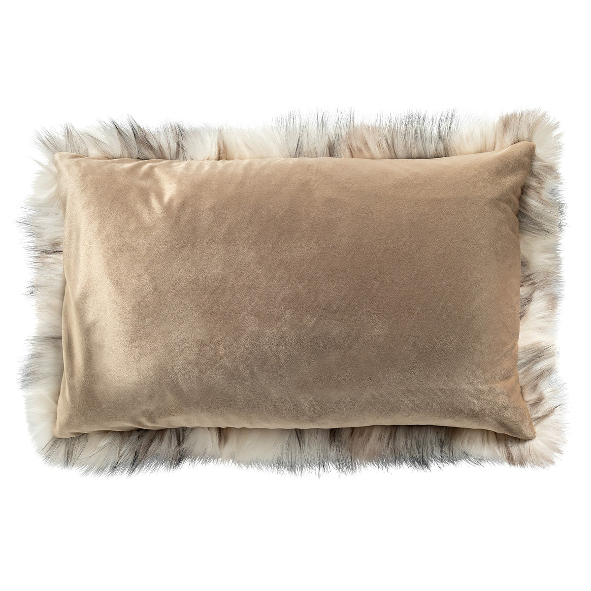 Gisele | Kussen | 30x50 cm | Natuurlijk | Bruin | Hoii | Met luxe binnenkussen