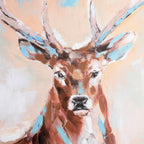 Schilderij Irodo Blauw 80x100 cm
