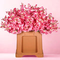 Lathyrus kunstmatige spray x3 roze 75 cm