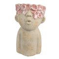Bloempot 16x15x25 cm Beige Terracotta