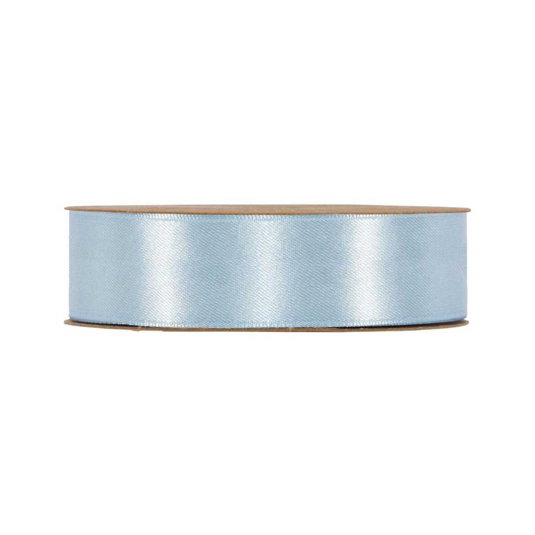 Satijn Lint Licht Blauw – 50m – / Double Satin Classic