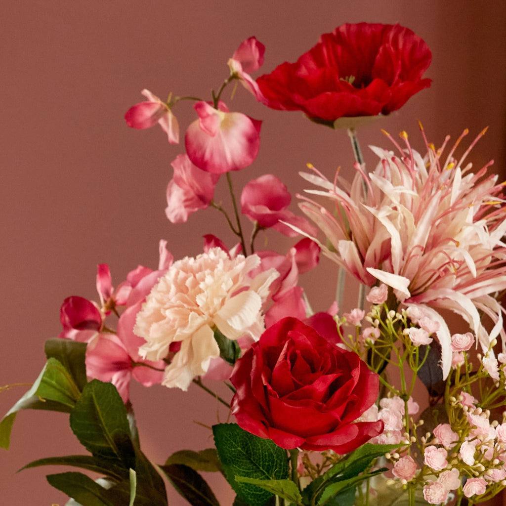 Classic Artificial Bouquet - Red Allure