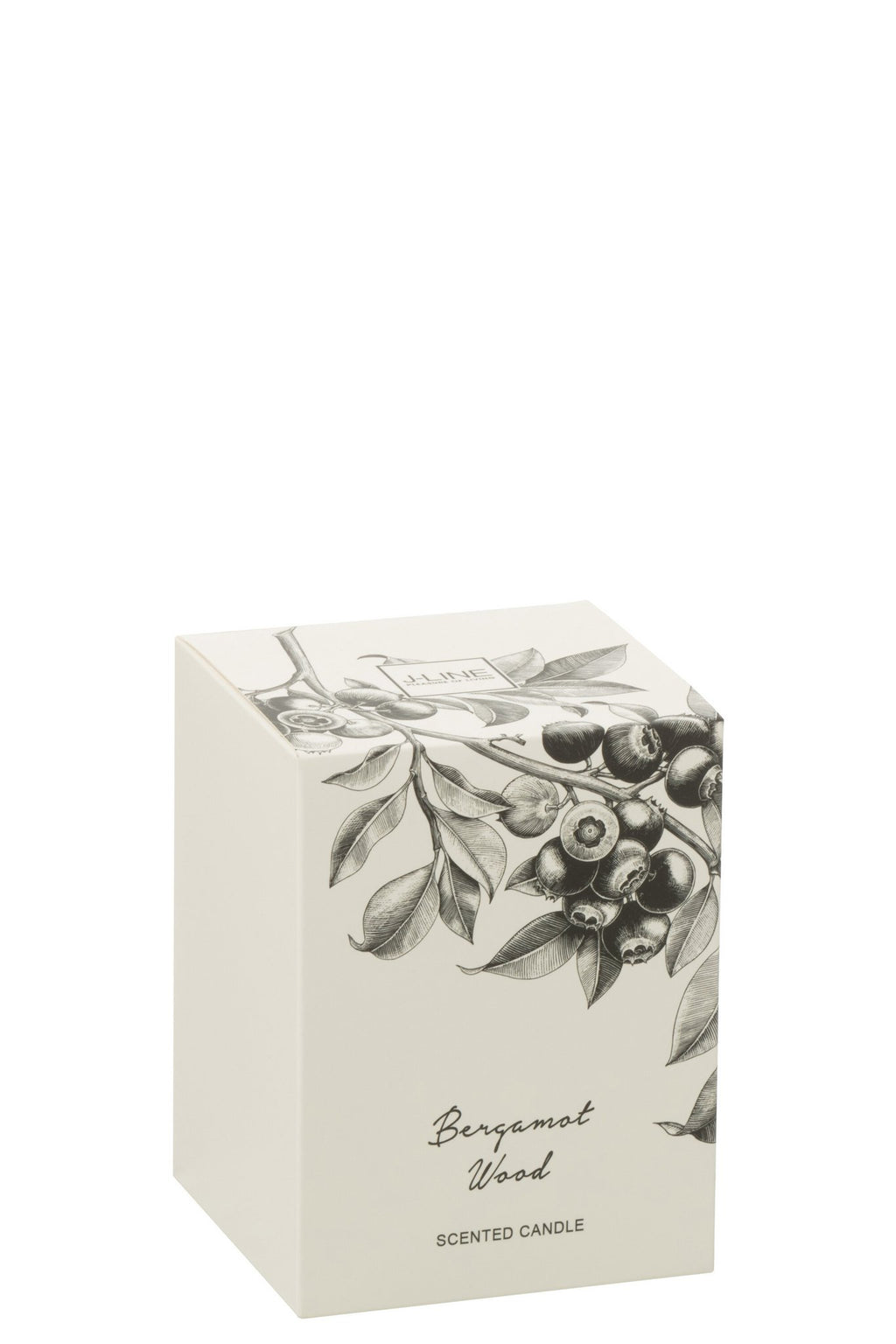 J-Line Geurkaars Bergamot Hout Coco Wax Large -50 Uur