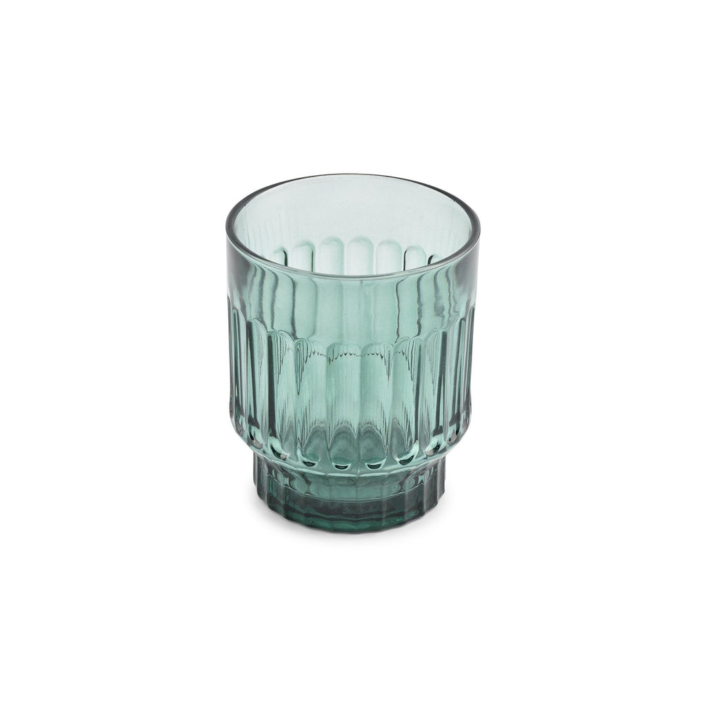 Glas 30cl groene tint - Set van 4