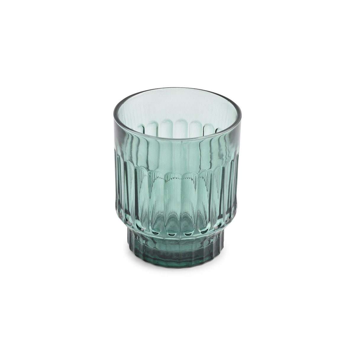 Glas 30cl groene tint - Set van 4