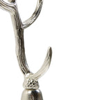 Kaarsen Standaard gewei zilver 2 h38 d12x9,5cm