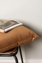 Kussenhoes 45x45 cm Bruin Polyester Sierkussenhoes