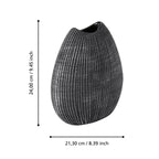 Vaas Shiguhe Zilver 21x10x24 cm