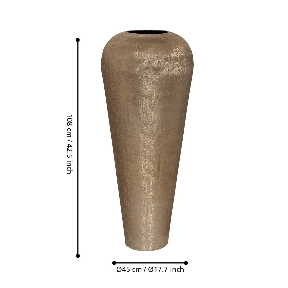 Vaas Miyazaki Goud 45x108 cm