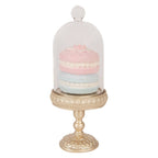 Decoratie Beeld Macarons Ø 7x17 cm Goudkleurig Kunststof