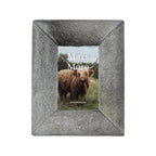 Fotolijst koe bol grijs 15x10cm