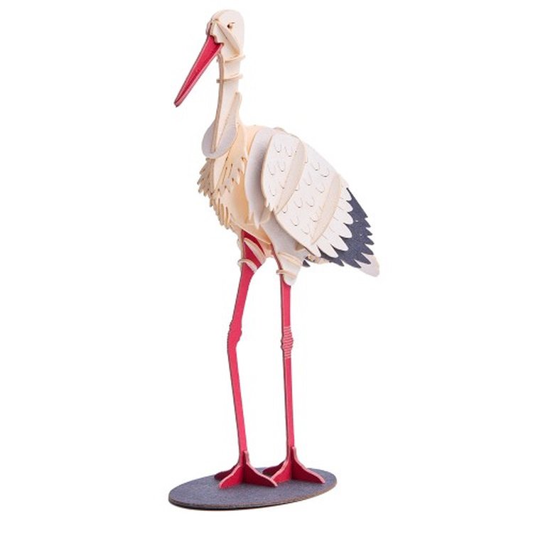 Papiermodel Ooievaar
