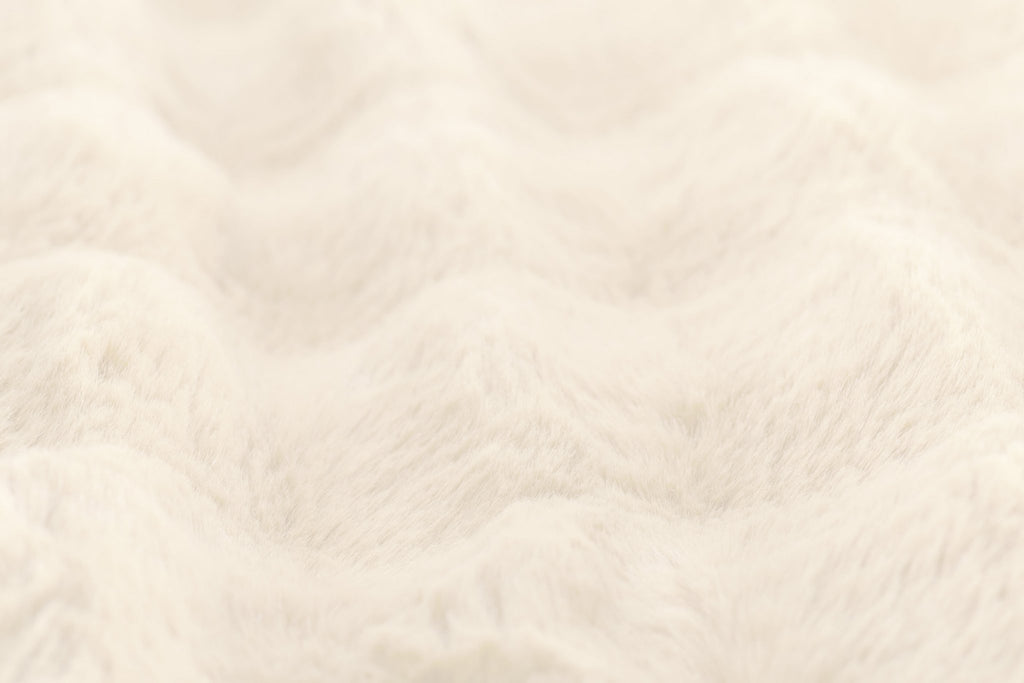 Cushion (filled) Bubble rabbit fur - 45x45 cM