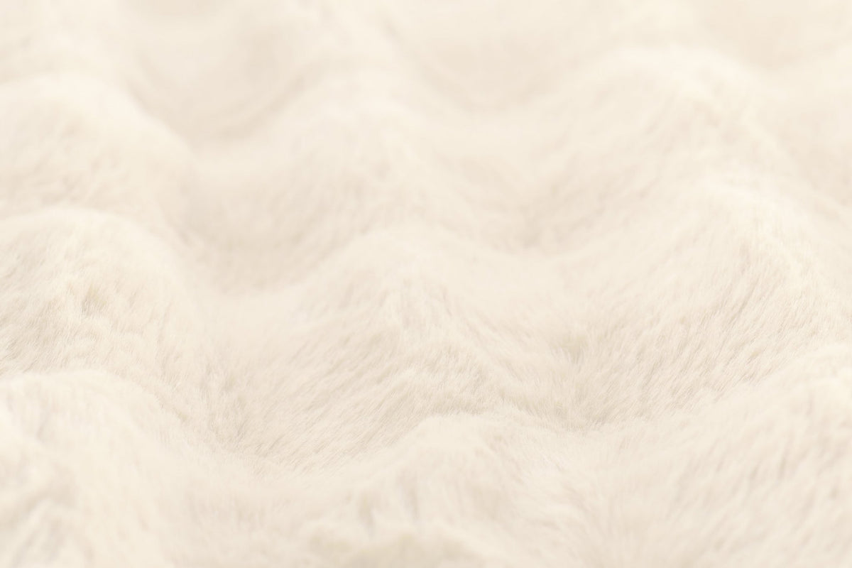 Cushion (filled) Bubble rabbit fur - 45x45 cM