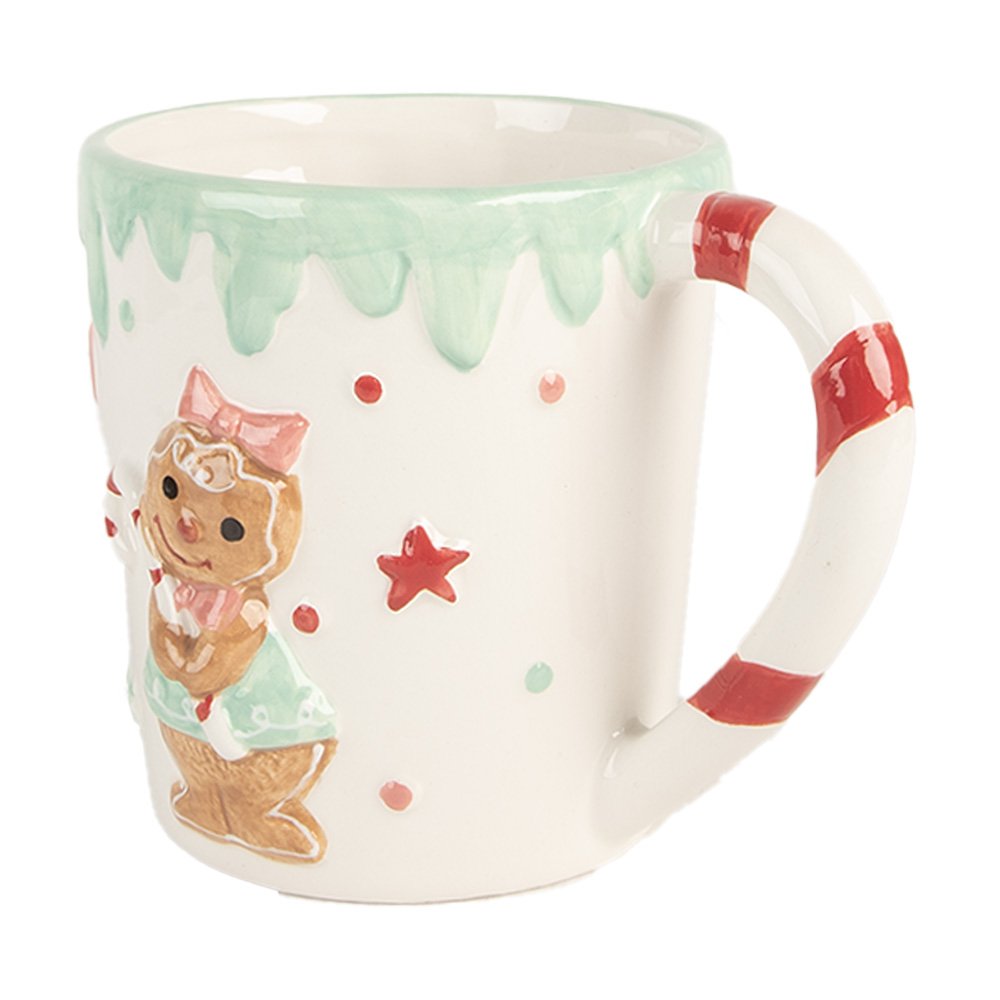 Mok Kerstman 400 ml Wit Keramiek