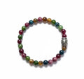 Dames armband Toermalijn 6 mm met basic kraal