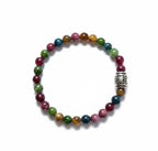 Dames armband Toermalijn 6 mm met basic kraal