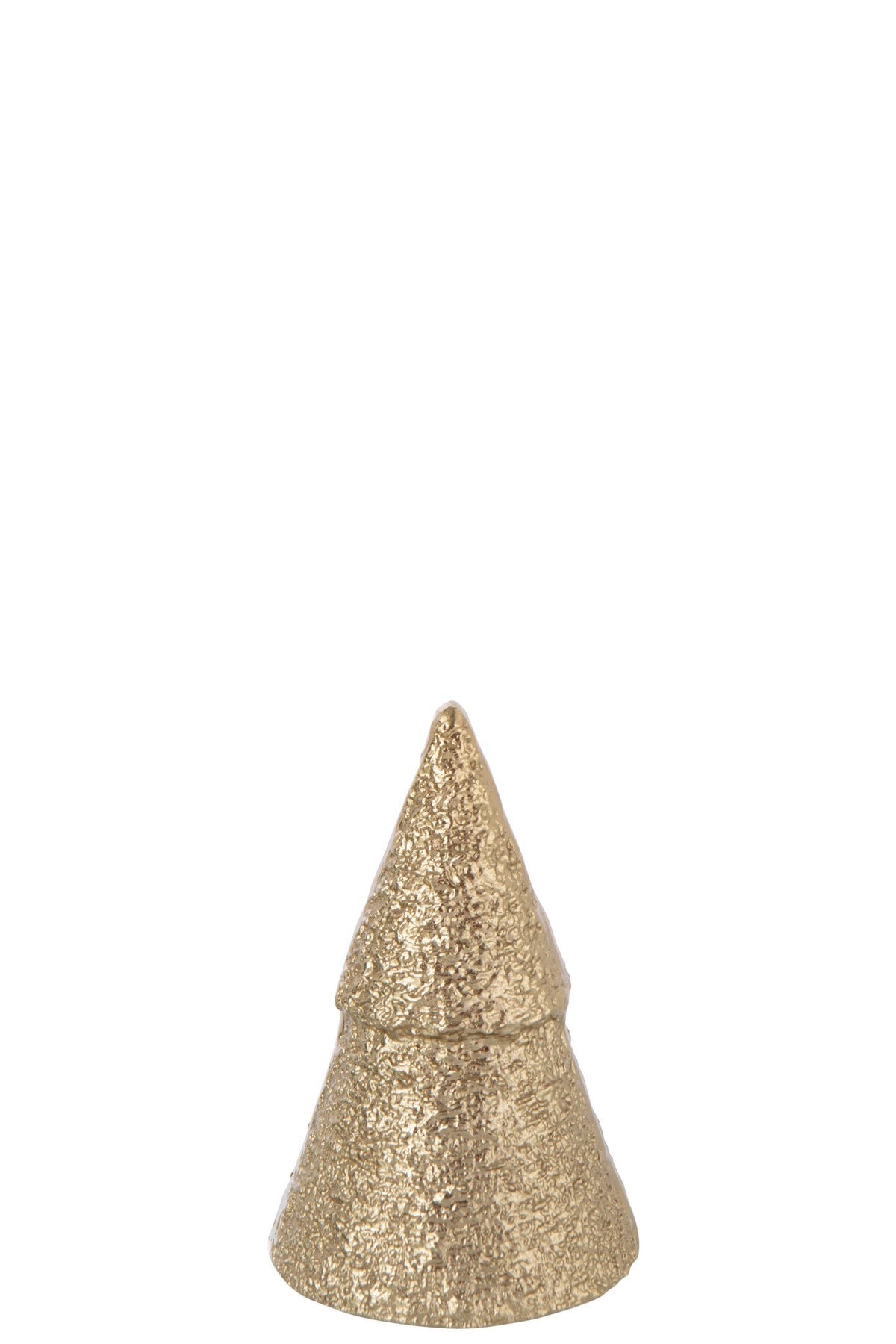 J-Line decoratie Kerstboom - aluminium - goud - L
