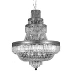 Kroonluchter Ø 80x105/220 cm Transparant IJzer Hanglamp