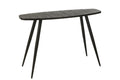 J-Line console Ovaal - hout - zwart