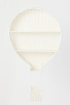 J-Line wandrek Luchtballon - kunststof - wit