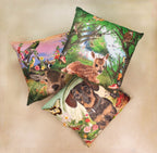 Handgemaakt kussen fleury bambi sprookjes 45x45cm