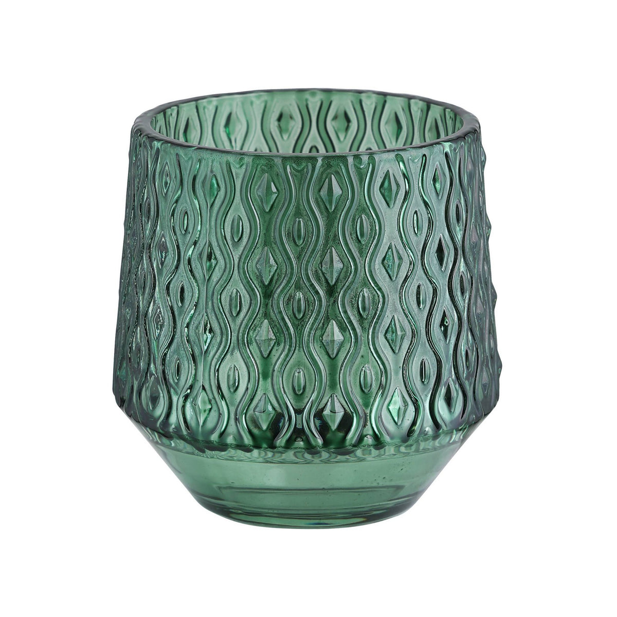 Windlicht Bezamby Groen 14x14cm