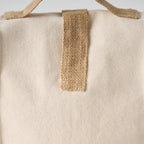 Tas | Lunchknop van canvasjute