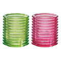 Theelicht Buzz set/2 kiwi/framboos