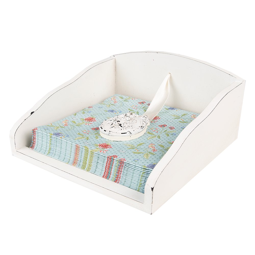Servetten Papier Set van 20 33x33 cm (20) Blauw Groen Papier Bloemen Servetten Papieren