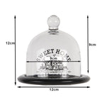 Stolp Ø 12x12 cm Glas Glazen Stolp