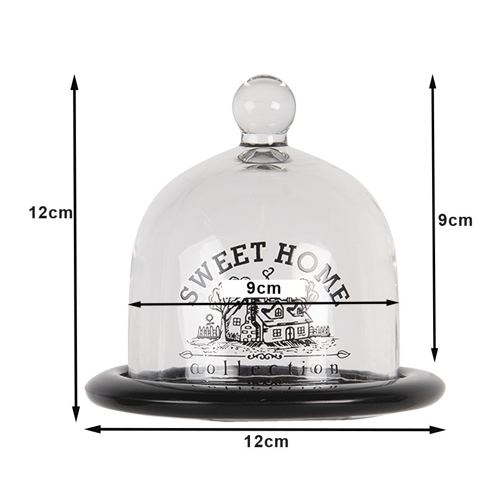 Stolp Ø 12x12 cm Glas Glazen Stolp