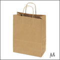 Papieren tas L – Kraft Bruin (100 stuks)