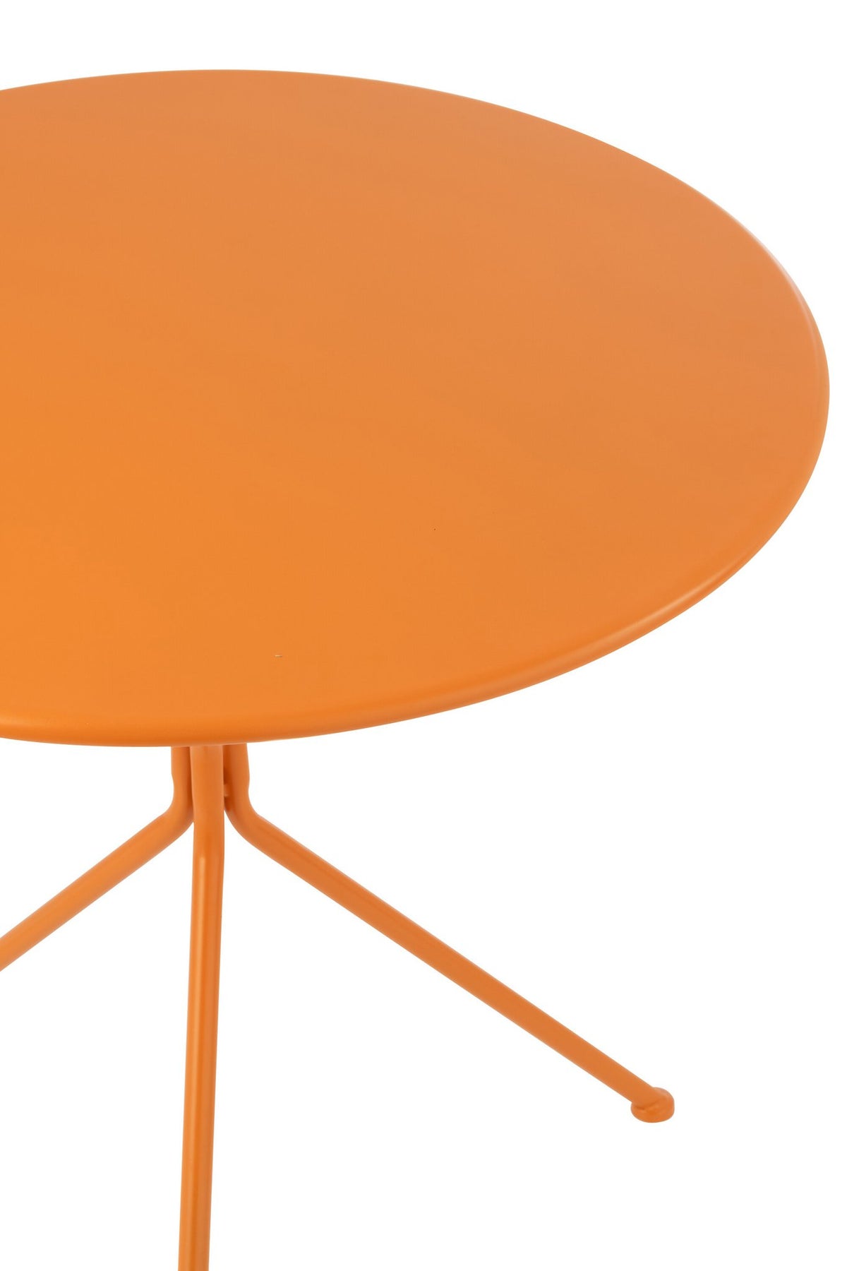 J-Line tafel Tripod Rond - metaal - oranje - L