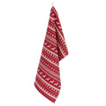 Theedoek 50x85 cm Rood Beige Katoen Kerst Vaatdoek