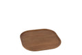 J-Line decoratie plateau - hout - bruin - S