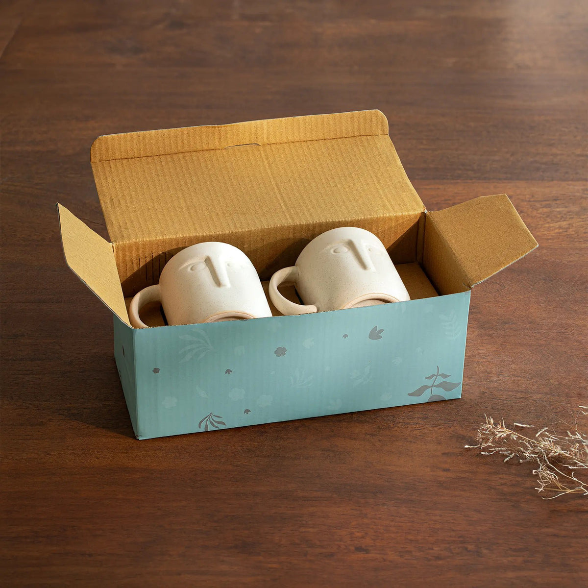 Moai keramische koffiemokset van 2