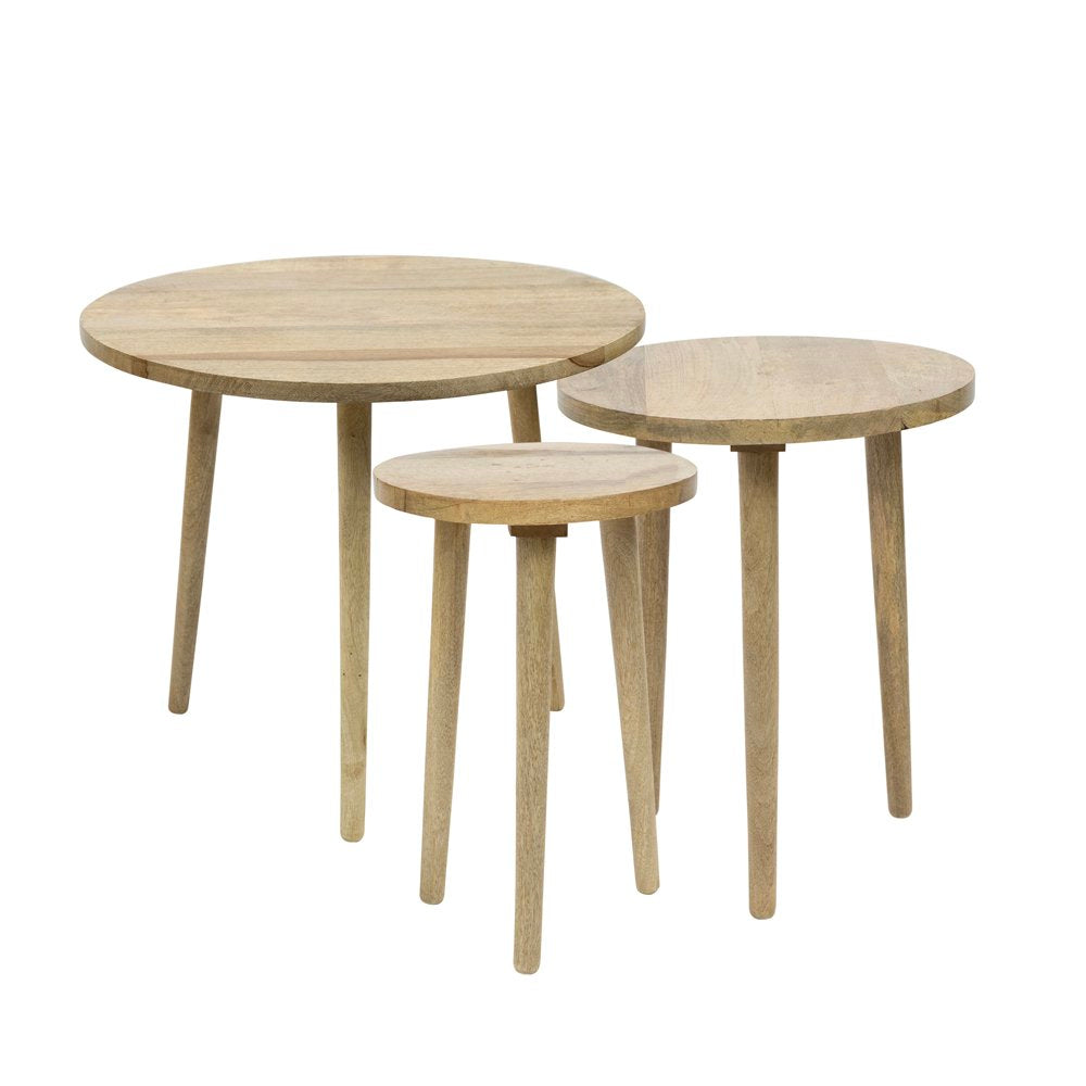 Tafel mango hout dia 40cm