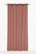 Monna gordijn terracotta 8 rings 135 x 260 cm