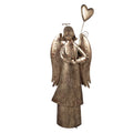 Kerstdecoratie Beeld Engel 48x18x136 cm Goudkleurig Metaal