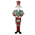 Kerstdecoratie Beeld Notenkraker 75x50x186 cm Rood Metaal