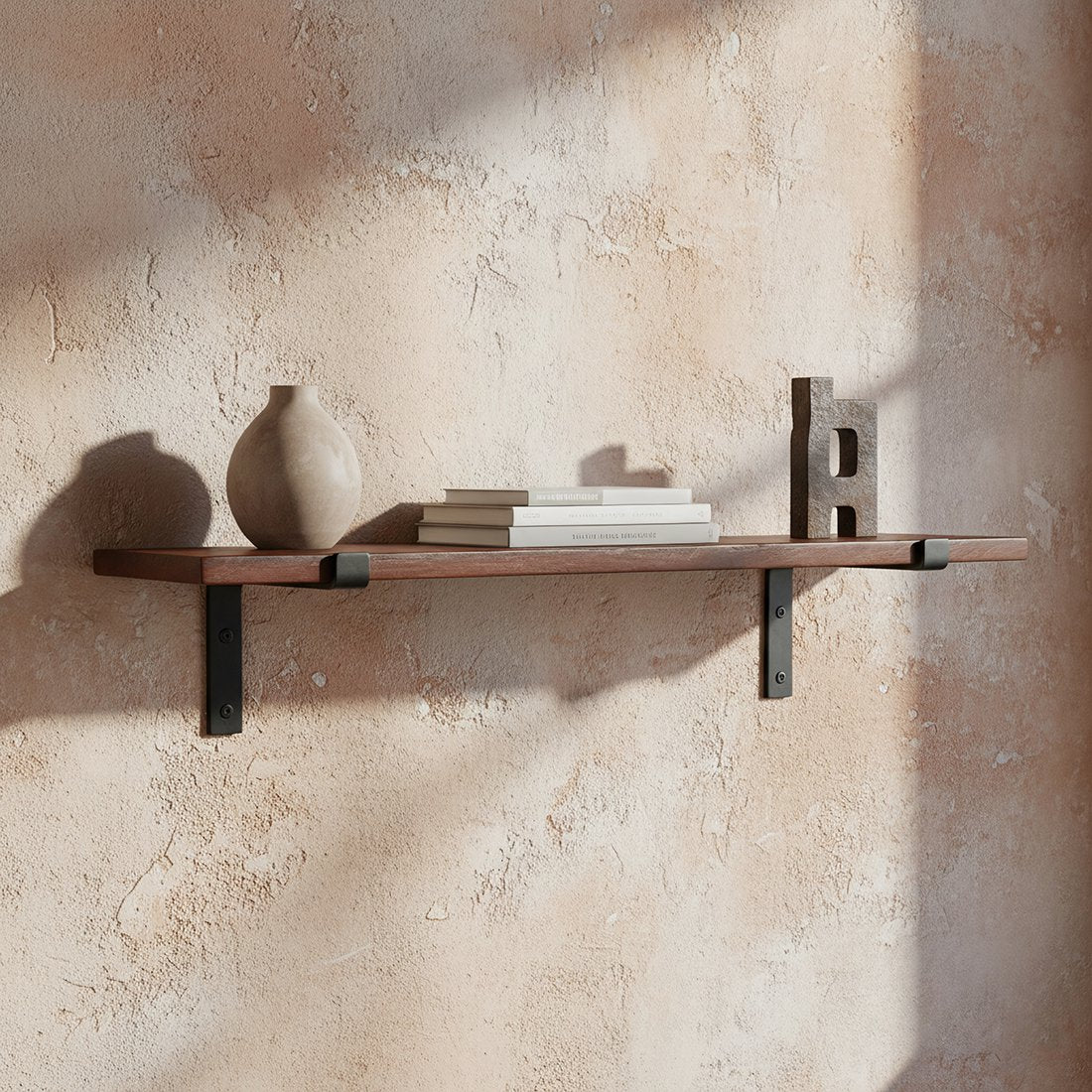 Factory wandplank - FSC gerecycled hout - 80 cm of 120 cm