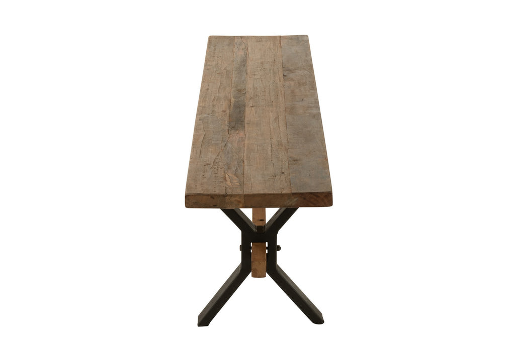 J-Line Verouderd bank - hout - bruin