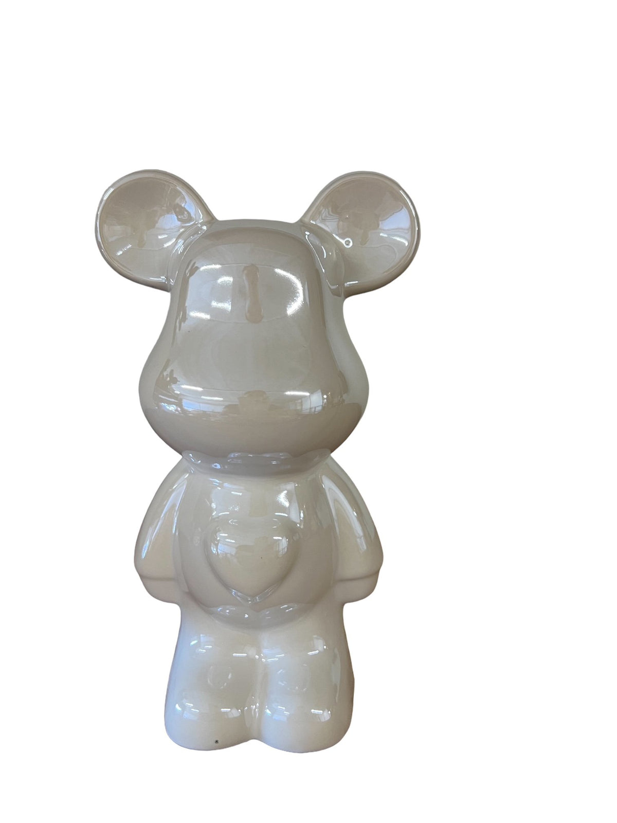 Keramieken beer 18cm zwart Exemplaar