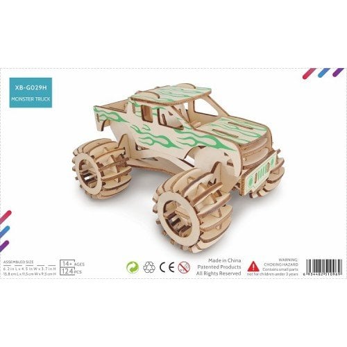 Bouwpakket Monstertruck- kleur