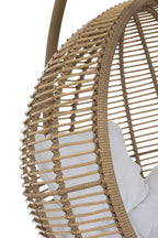 J-Line hangstoel Rond - staal - naturel