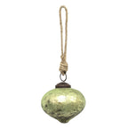 Kerstbal Ø 7 cm Groen Glas Kerstdecoratie