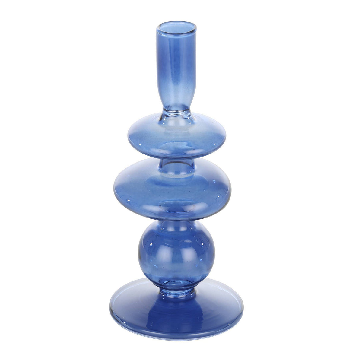 Kandelaar Molume Blauw 9x19,5cm